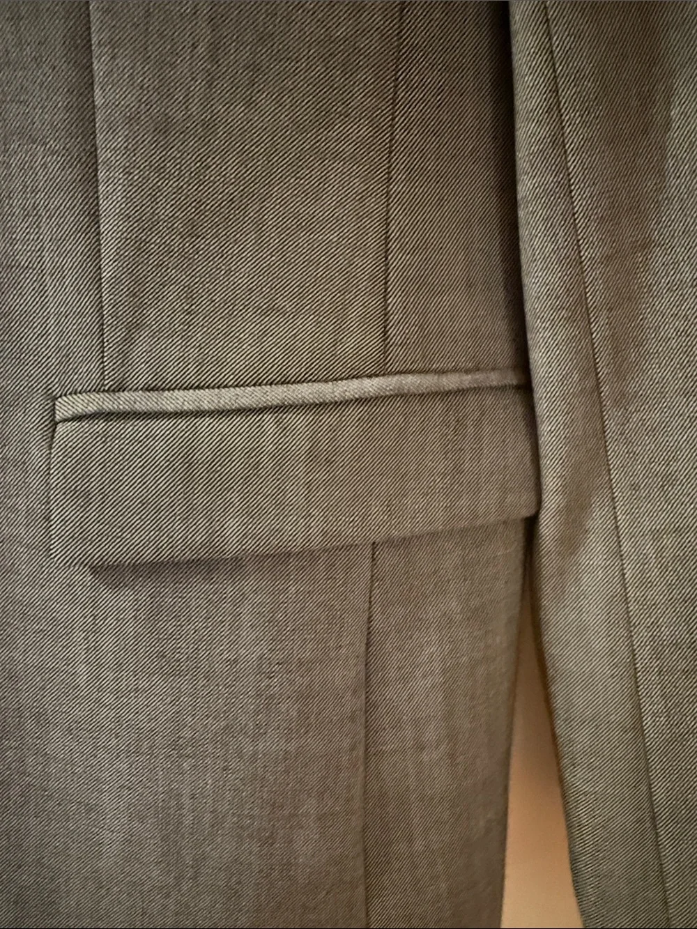 Banana Republic Women’s Gray Single-Button Tailored Blazer